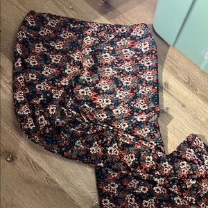 LuLaRoe Black Pink Bubble Wrap Jumpsuit
